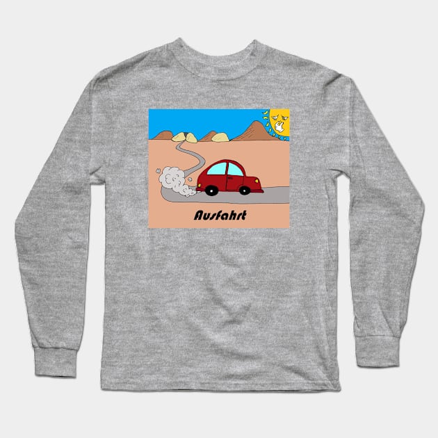 Ausfahrt Long Sleeve T-Shirt by MarshallFarts